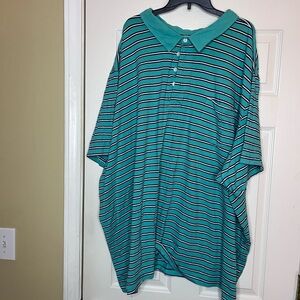 Big and tall striped polo